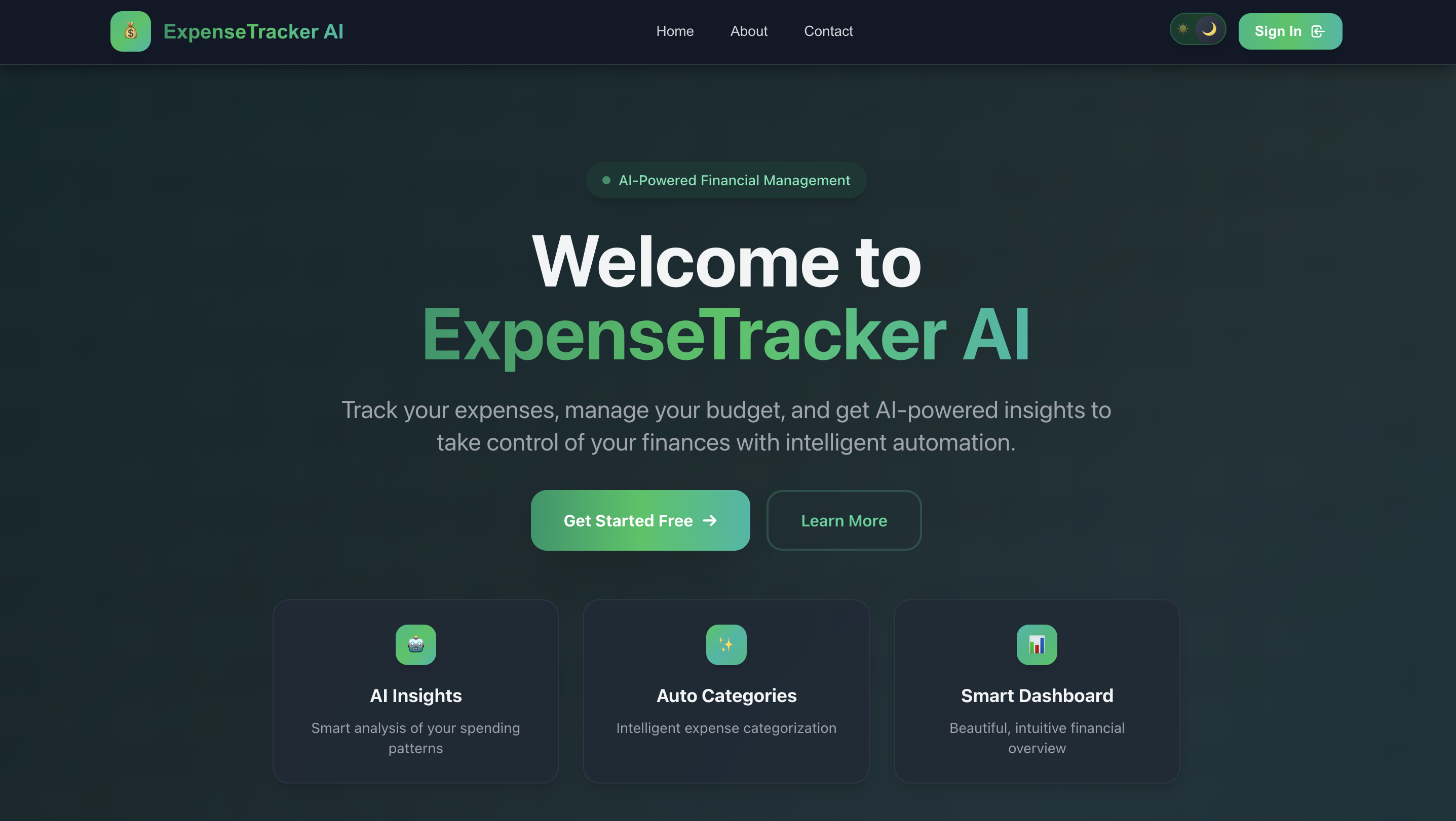 AI Expense Tracker